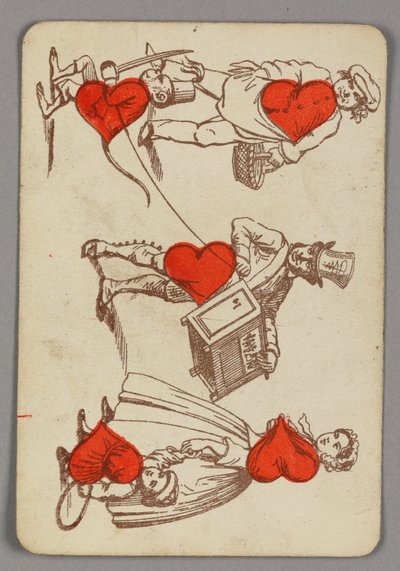 Carta da gioco, Cinque di cuori da Made by B.P. Grimaud